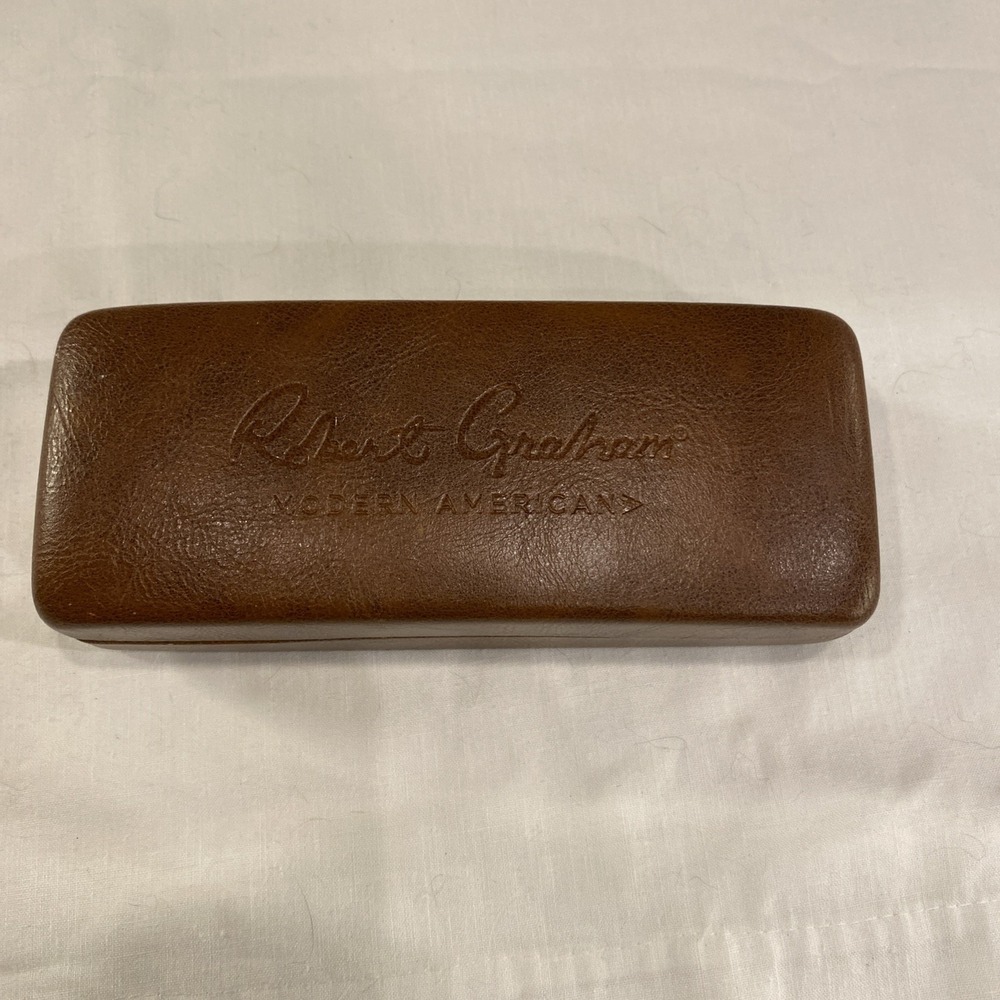 Robert Graham Modern Americana  Brown Hardshell Sunglass Glasses Case
